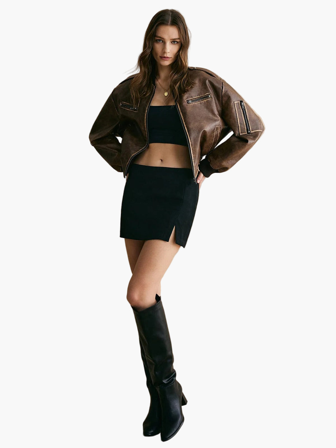Women’s Rogue Vintage Leather Bomber