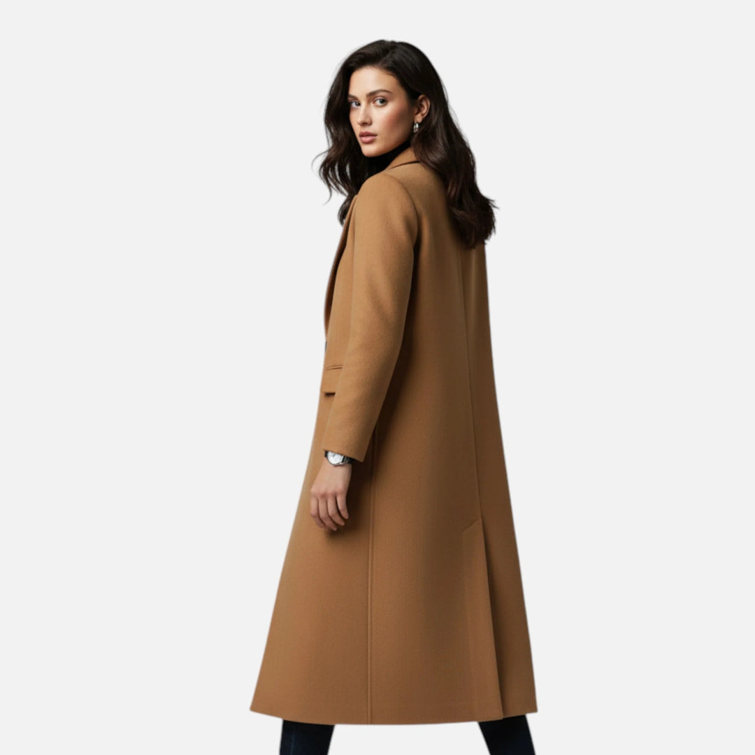 Women’s Classic Longline Lapel Coat