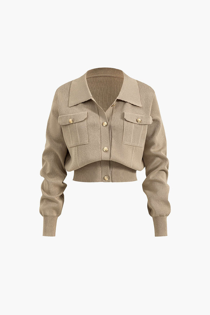 Women’s Dahlia Button-Front Knit Skirt Set