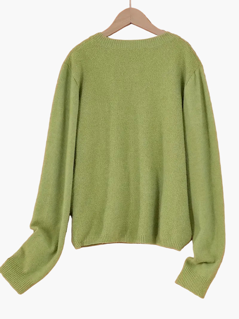 Women’s Oversized Knit Cardigan – Casual Everyday Layer