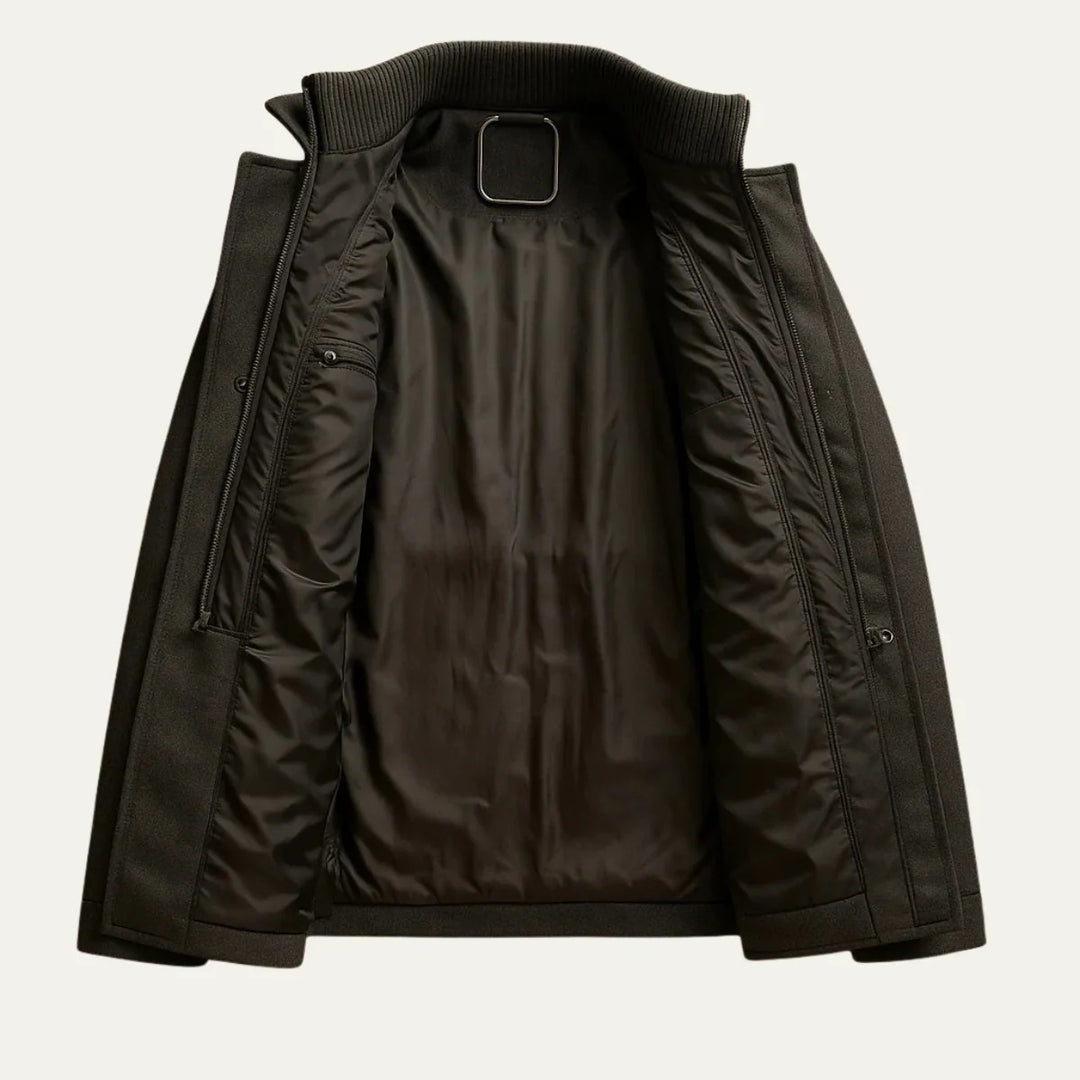 Men’s Regalia Overcoat – Classic Double-Layer Design