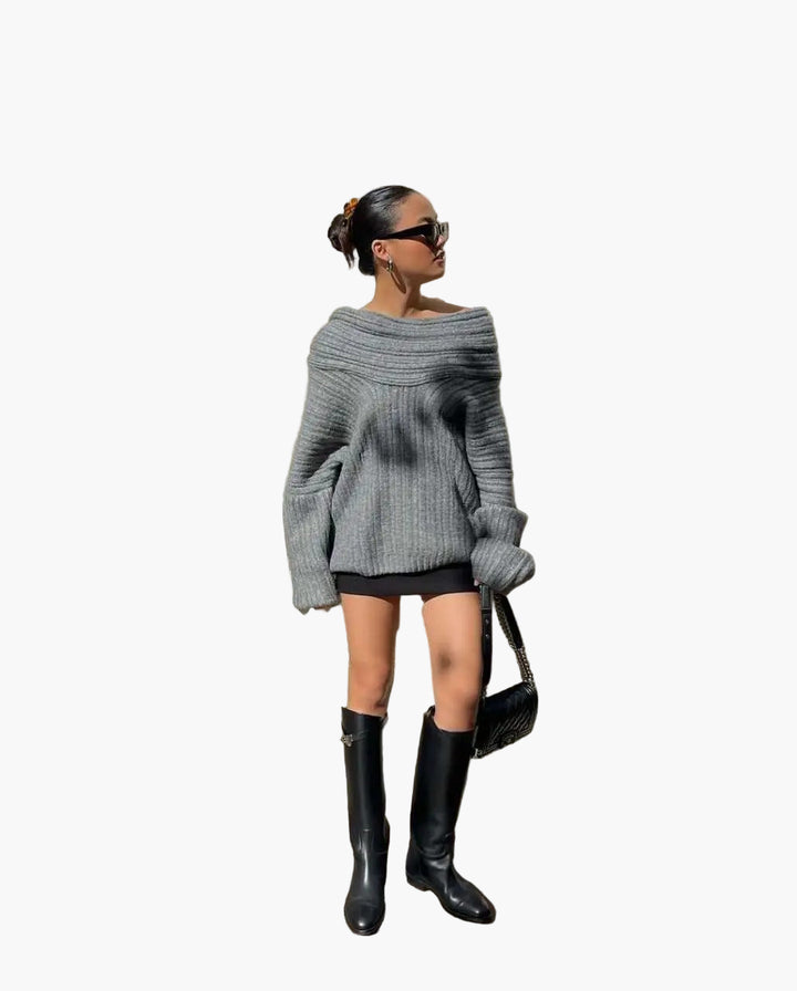 Women’s Luna Off-Shoulder Knit Jumper