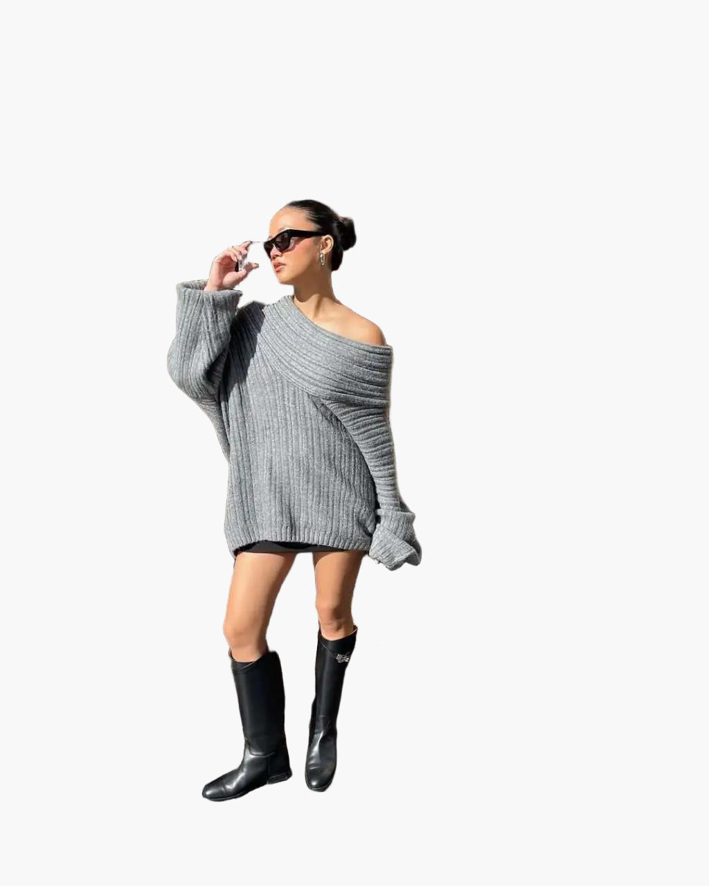 Women’s Luna Off-Shoulder Knit Jumper