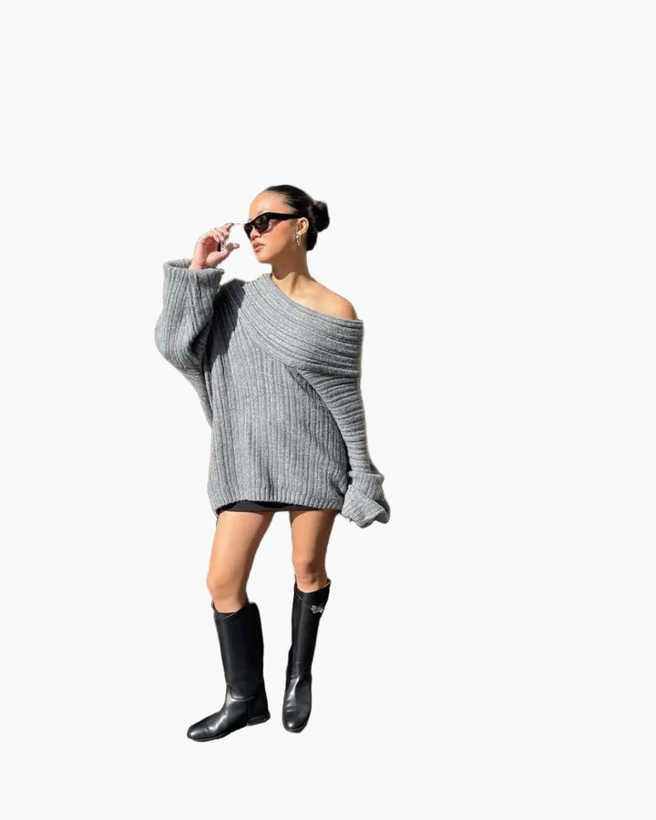 Women’s Luna Off-Shoulder Knit Jumper
