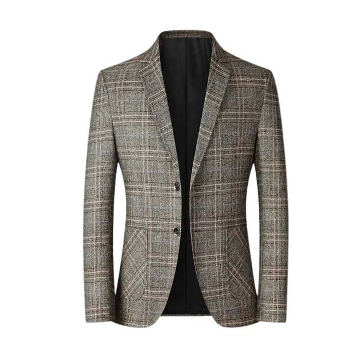 Men’s Wentworth Checked Wool Blazer
