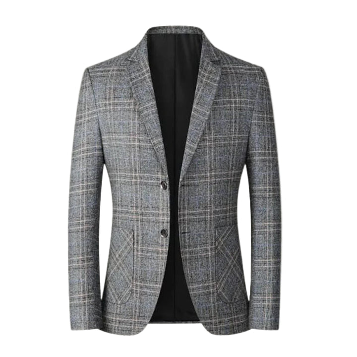 Men’s Wentworth Checked Wool Blazer