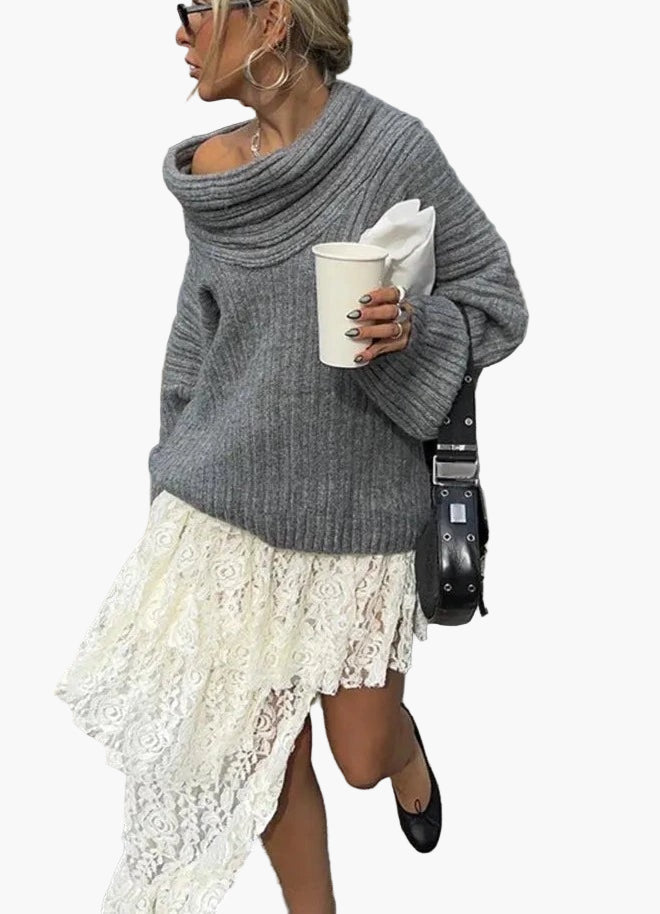 Women’s Luna Off-Shoulder Knit Jumper