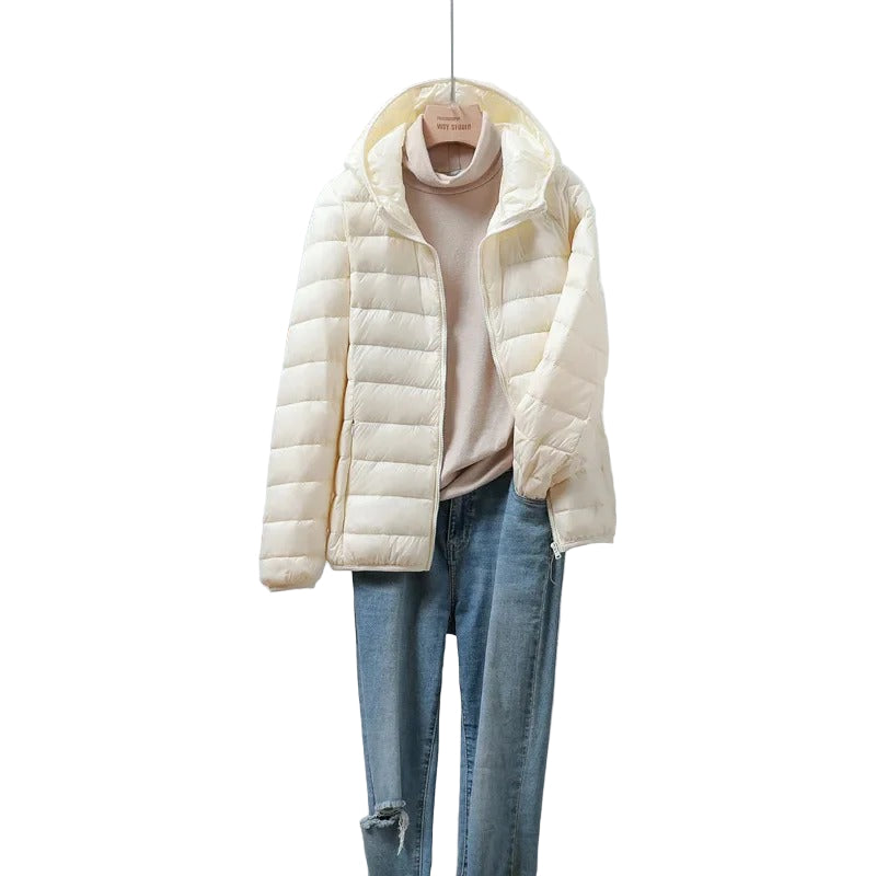Women’s Lightweight Hooded Puffer Jacket