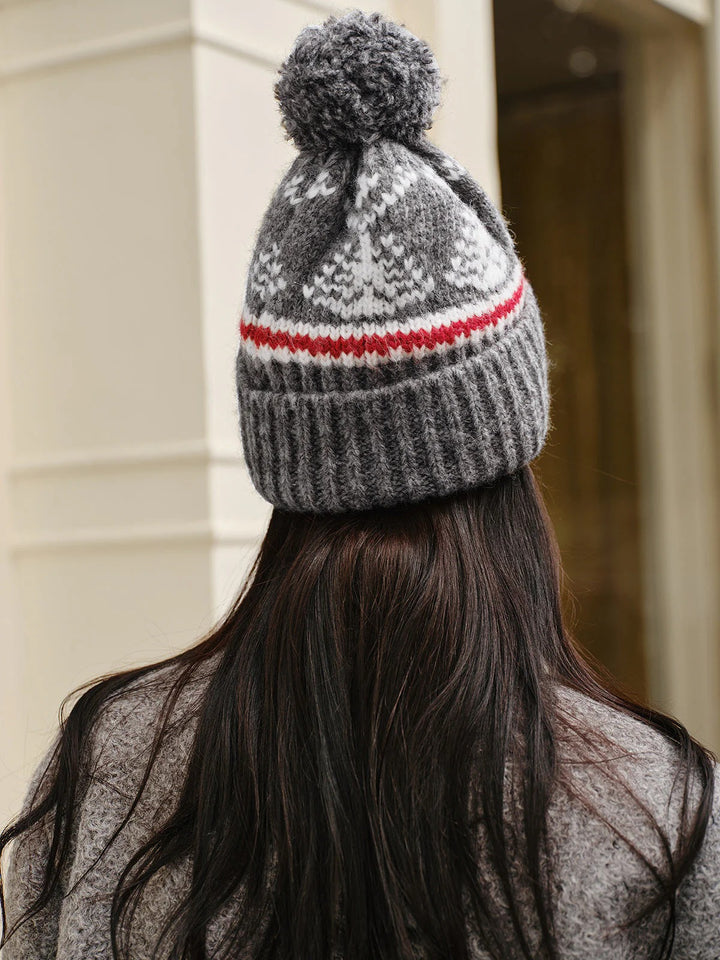 Women’s Elise Nordic Pom-Pom Knit Beanie