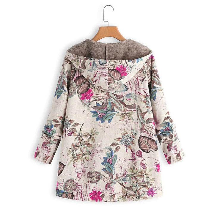Women’s Maribel Floral Fleece-Lined Hooded Coat