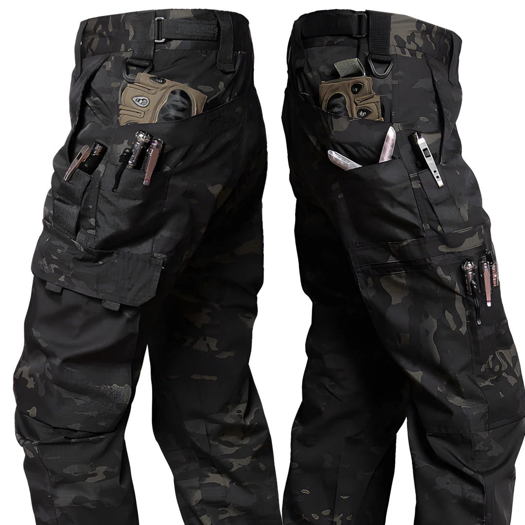 Men’s Tactical Multi-Pocket Cargo Pants – Utility Outdoor Workwear