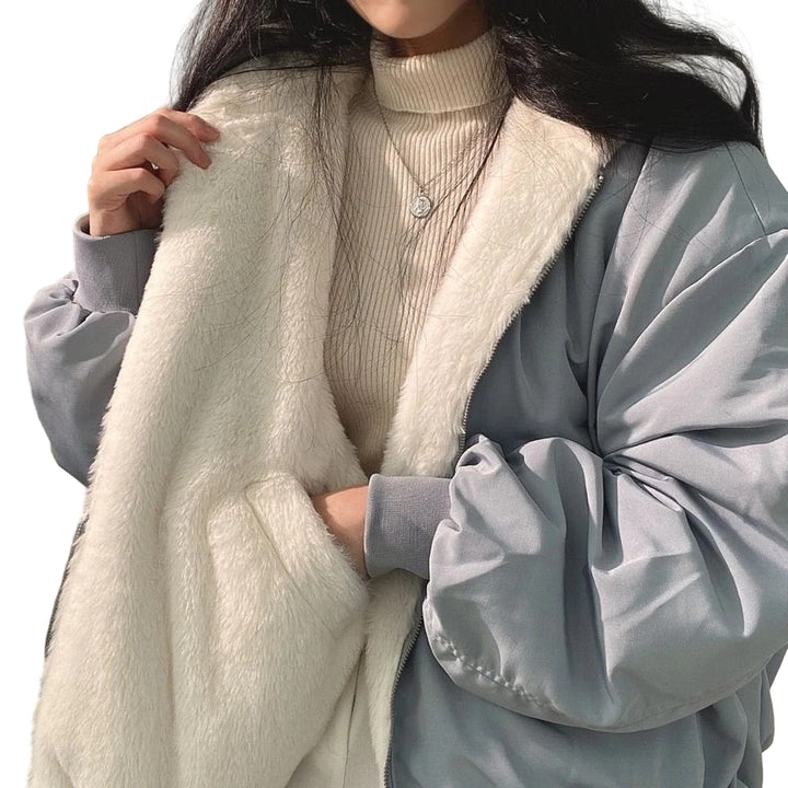 Women’s Double-Sided Wearable Fleece Jacket