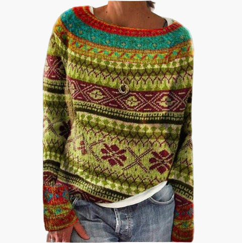 Women’s Retro Norwegian Sweater