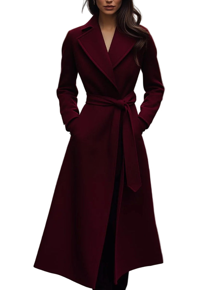 Women’s Vivienne Belted Wool Trench Coat