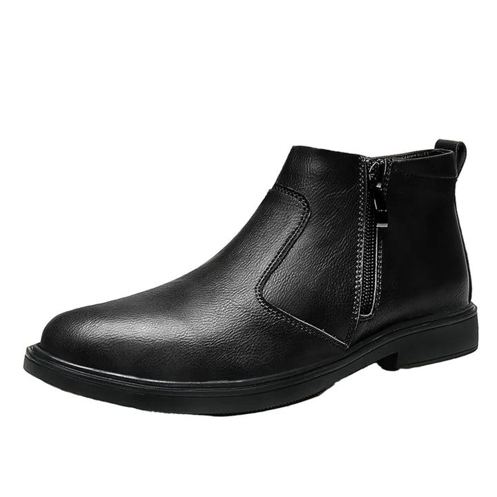 Men’s Carter Leather Zip Ankle Boots