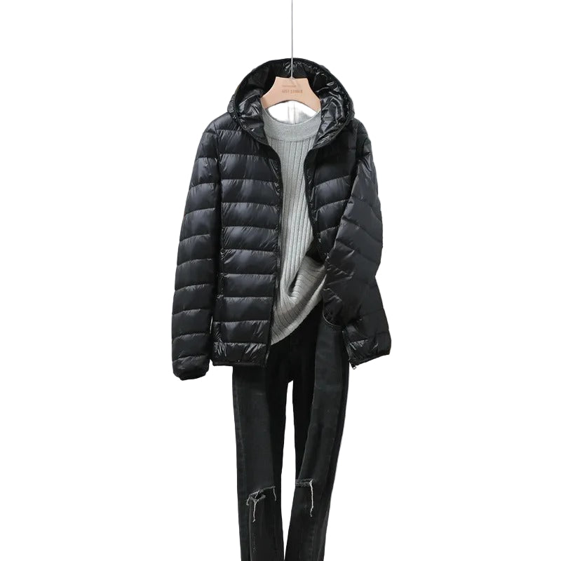 Women’s Lightweight Hooded Puffer Jacket