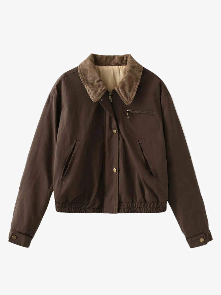 Women’s Calden Cord Collar Bomber