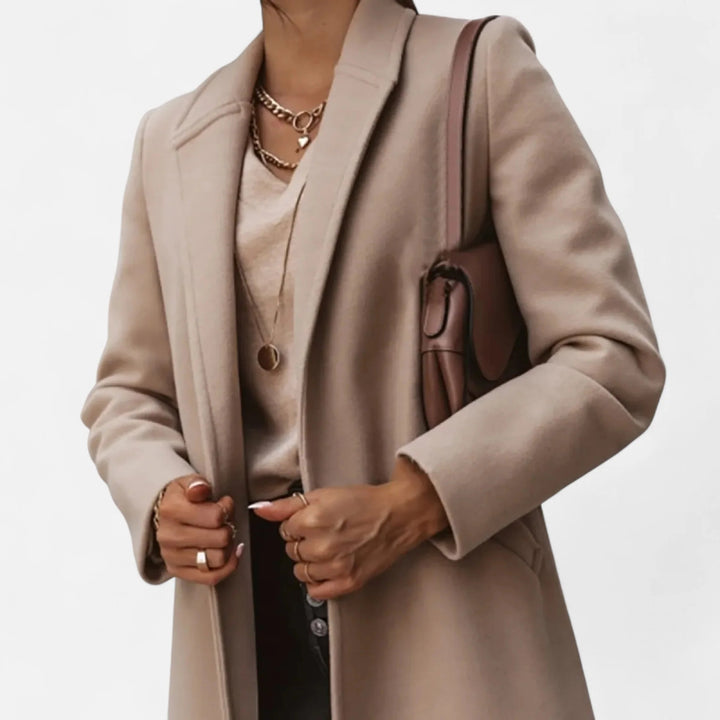 Women’s Classic Longline Lapel Coat