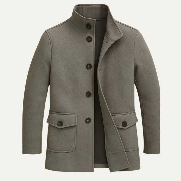 Men’s Harrington Wool Coat – Urban Classic Edit