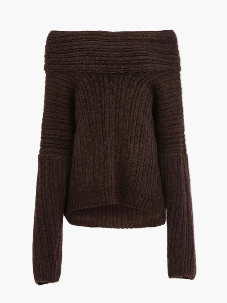 Women’s Luna Off-Shoulder Knit Jumper