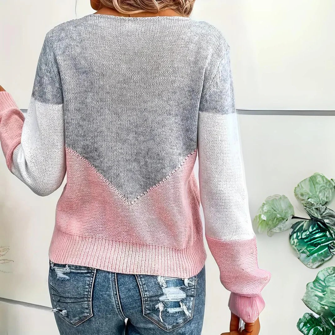 Women’s Elara Colorblock Knit Sweater