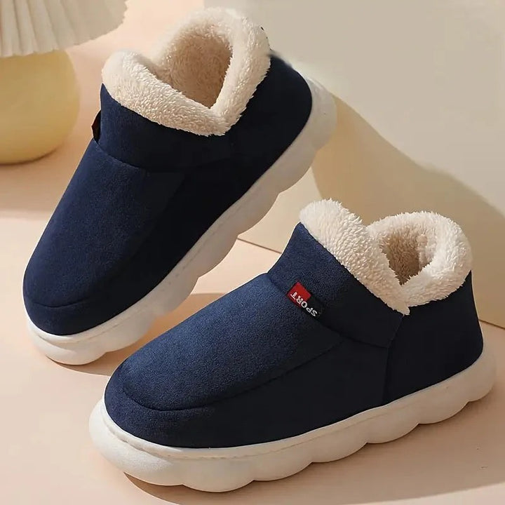 Women’s Cozy Fleece-Lined Winter Slip-On Shoes