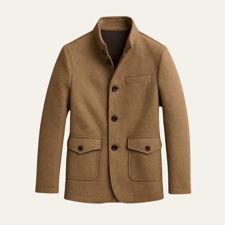Men’s Harrington Wool Coat – Urban Classic Edit