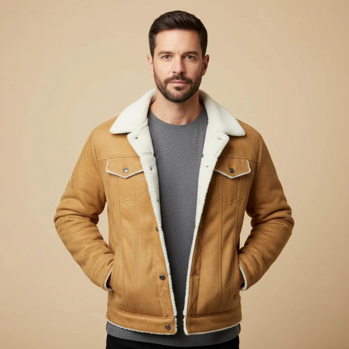 Men’s Nordic Shearling Jacket – Winter Luxe Edition