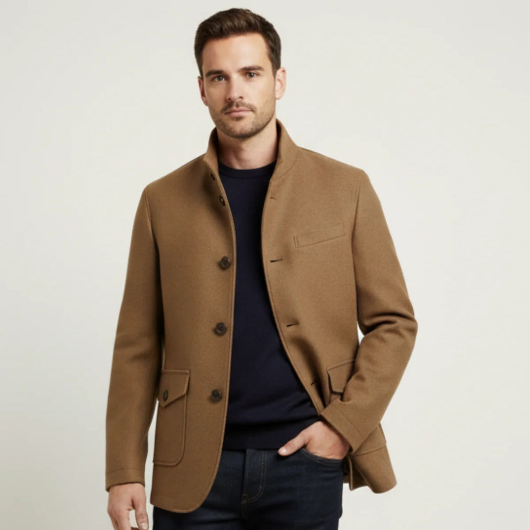Men’s Harrington Wool Coat – Urban Classic Edit