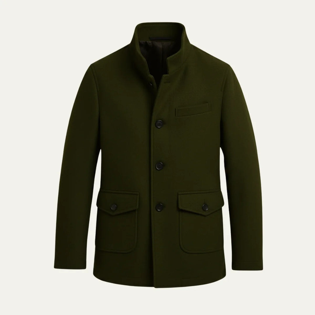 Men’s Harrington Wool Coat – Urban Classic Edit