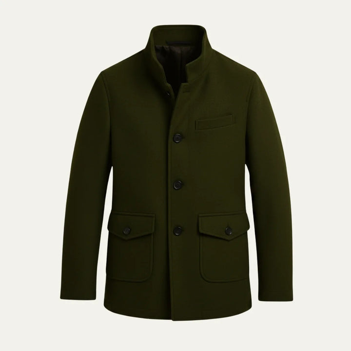 Men’s Harrington Wool Coat – Urban Classic Edit