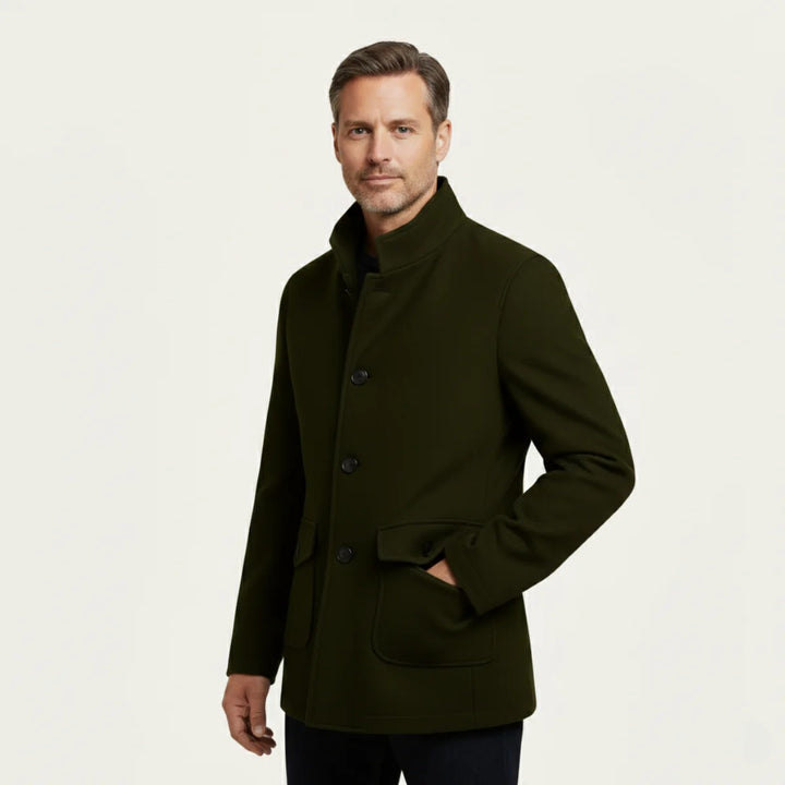 Men’s Harrington Wool Coat – Urban Classic Edit