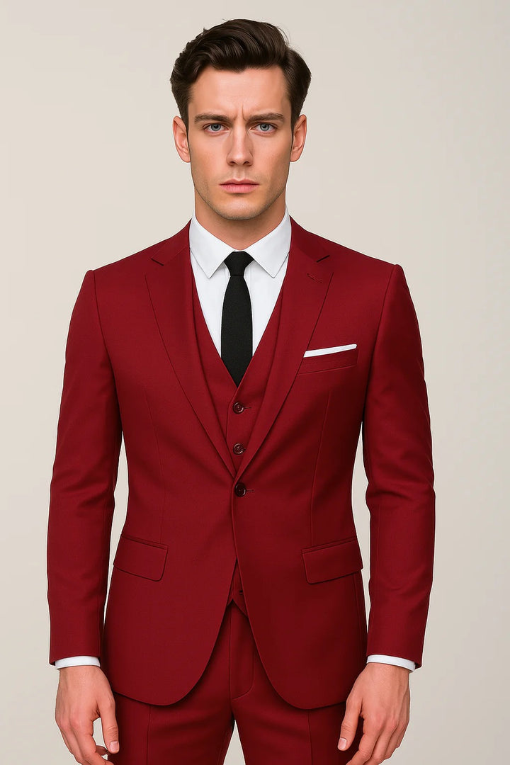 Men’s Vail Suit – Classic Three-Piece Ensemble