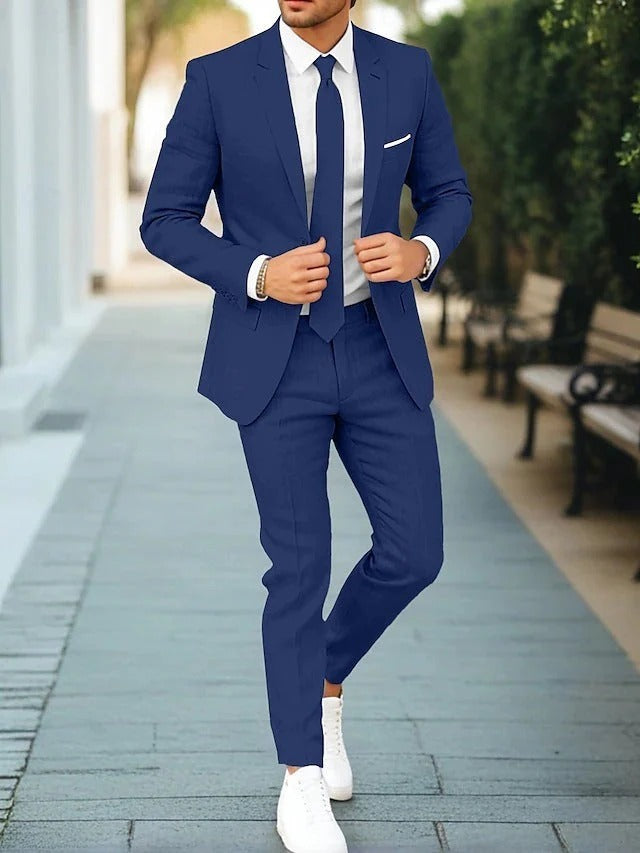Men’s Orion Suit – Sky Blue Slim Edition