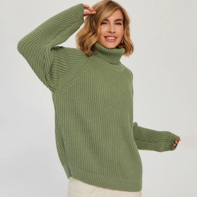 Women’s Camille Ribbed Turtleneck Sweater