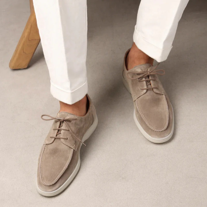 Men’s Calder Suede Lace-Up Loafers