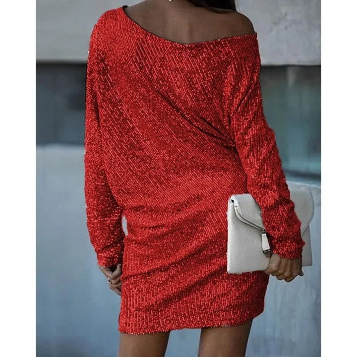 Women’s Amara Sequin Off-Shoulder Dress