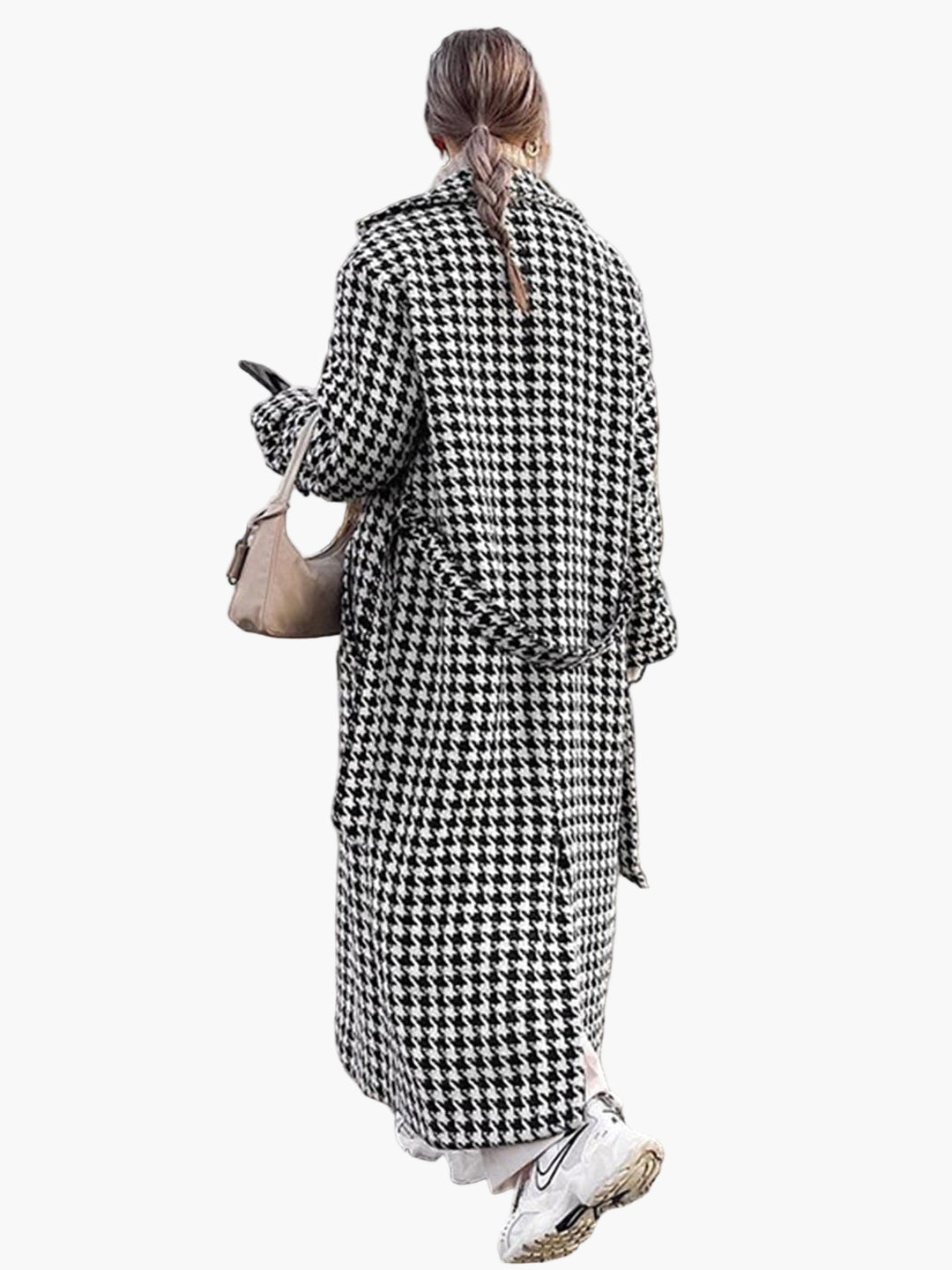 Women’s Camden Houndstooth Longline Coat