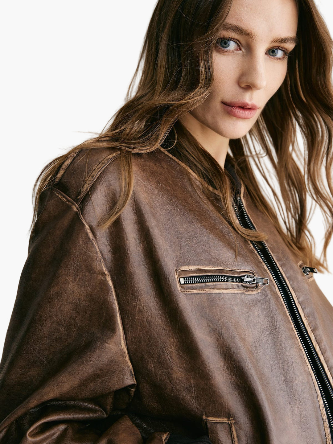 Women’s Rogue Vintage Leather Bomber
