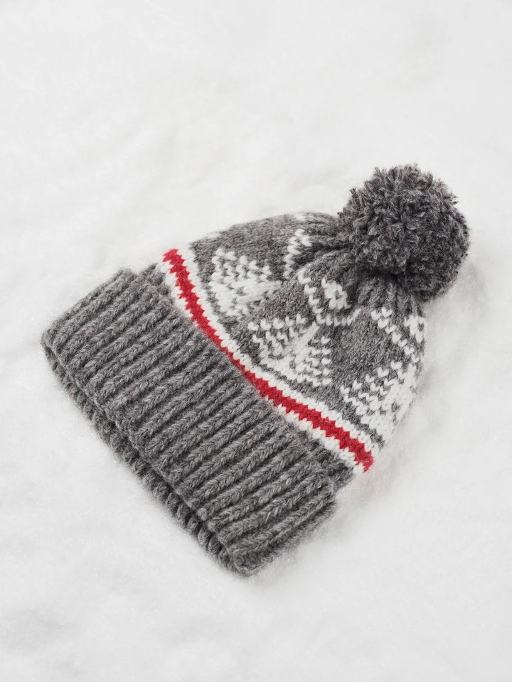 Women’s Elise Nordic Pom-Pom Knit Beanie