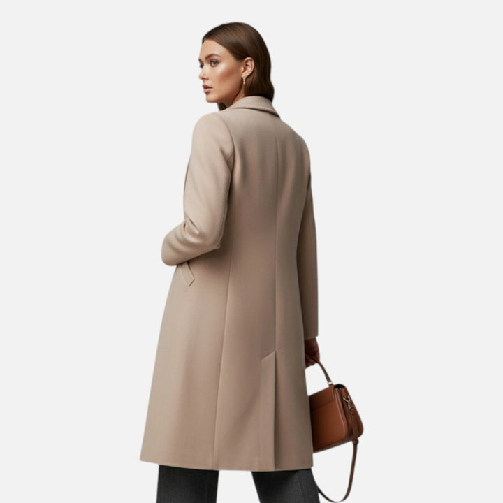 Women’s Classic Longline Lapel Coat