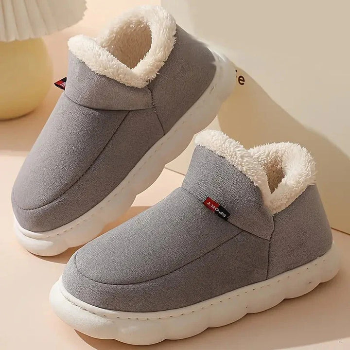 Women’s Cozy Fleece-Lined Winter Slip-On Shoes