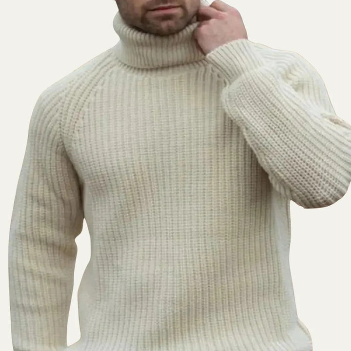 Men’s Arlo Ribbed Turtleneck – Timeless Knit Essential