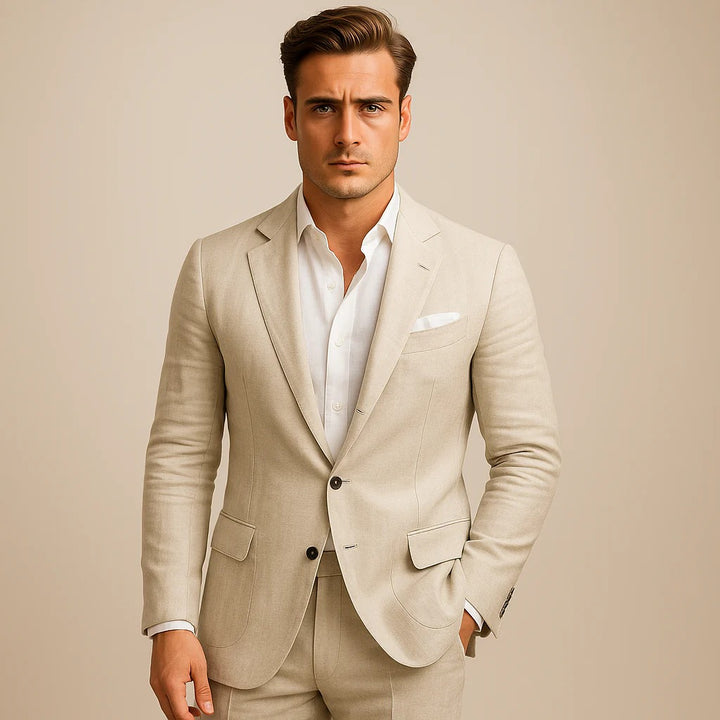 Men’s Luca Suit – Modern Sand Edition