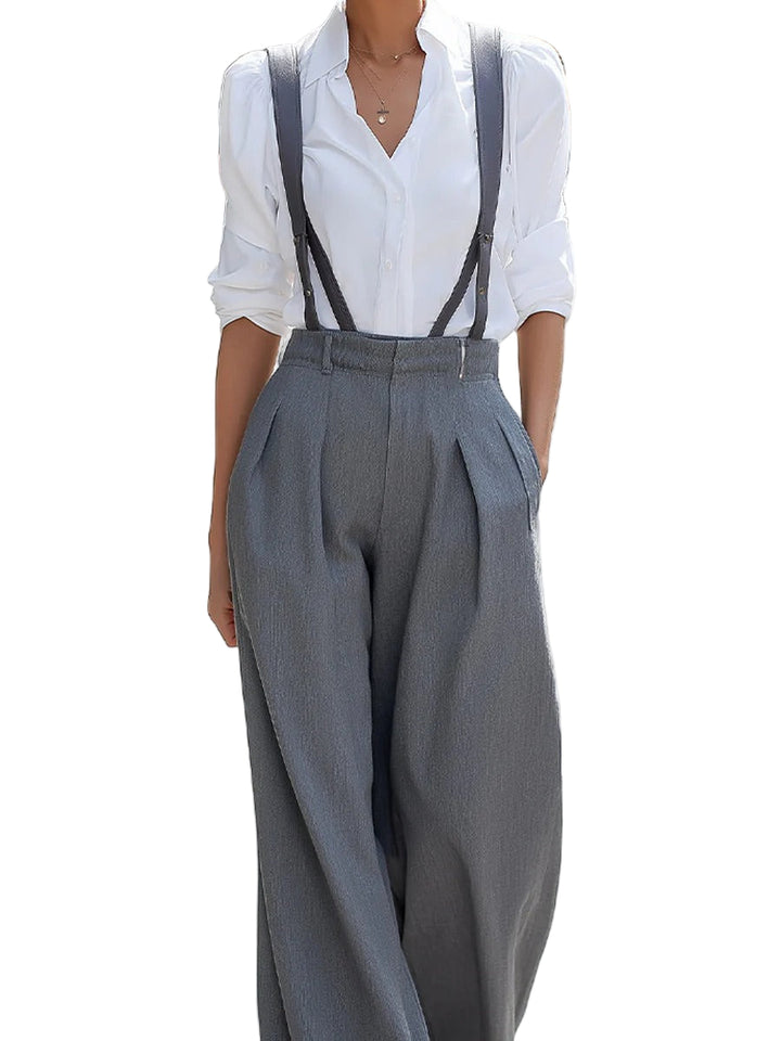 Women’s Amelia High-Waist Trouser & Suspender Set