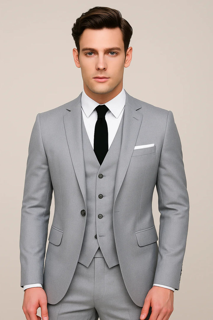 Men’s Vail Suit – Classic Three-Piece Ensemble
