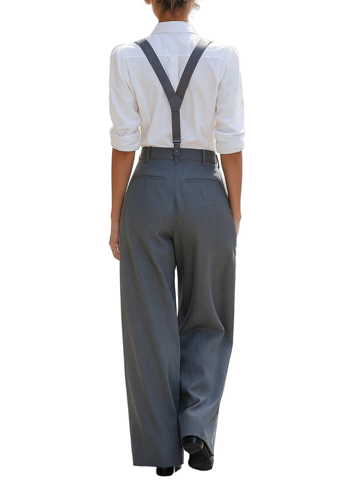 Women’s Amelia High-Waist Trouser & Suspender Set