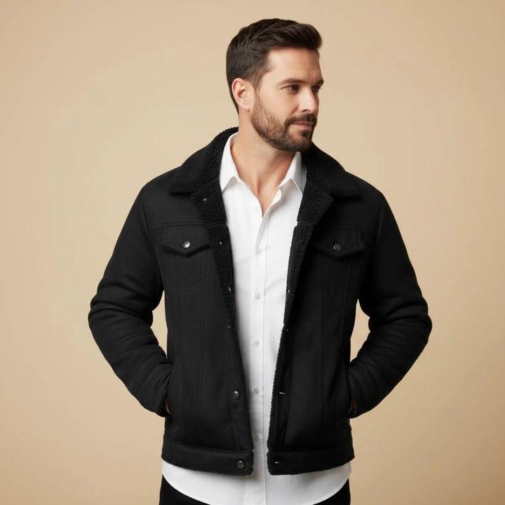 Men’s Nordic Shearling Jacket – Winter Luxe Edition