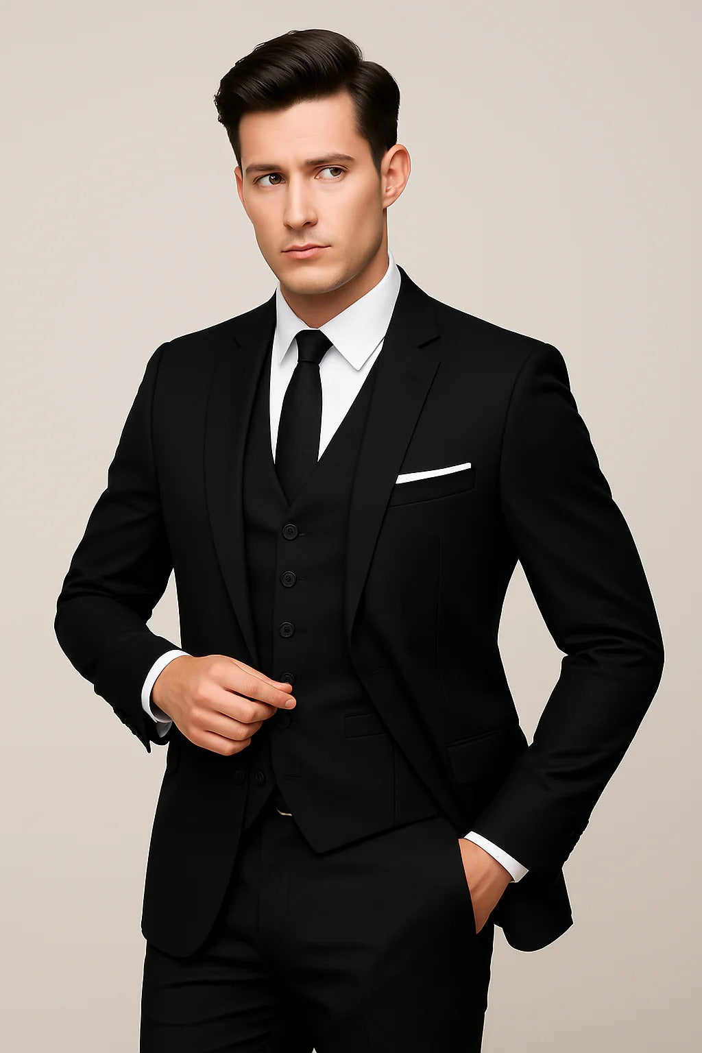 Men’s Vail Suit – Classic Three-Piece Ensemble