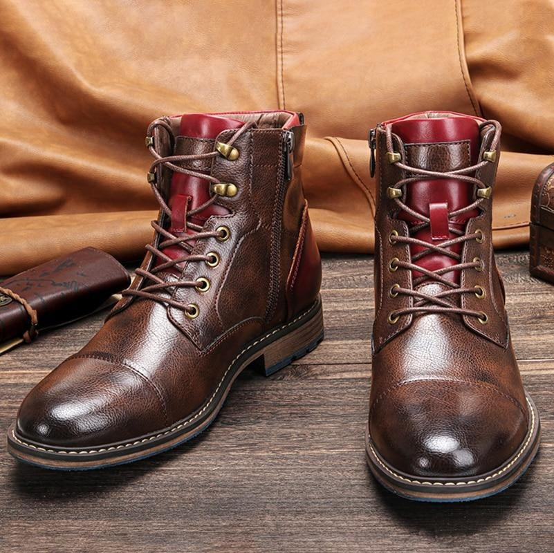 Men’s Archer Classic Lace-Up Leather Boots